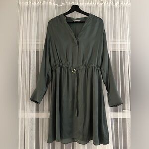 H&M Long sleeve, belted dress